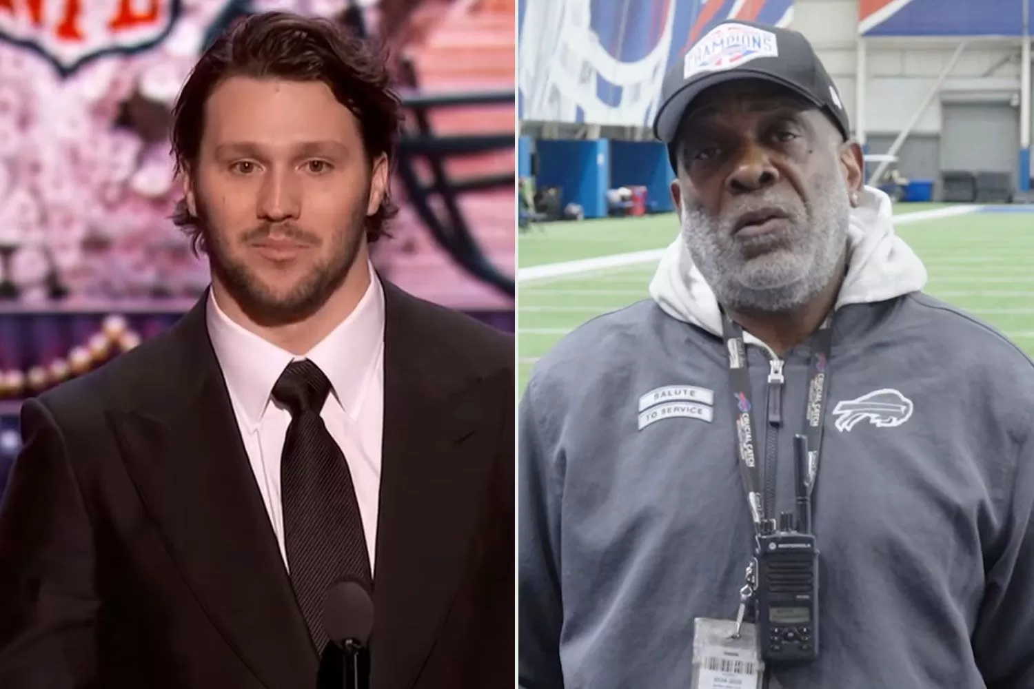 Buffalo Bills Mail Room Worker Breaks Down Talking About Josh Allen Honoring Him in MVP Speech