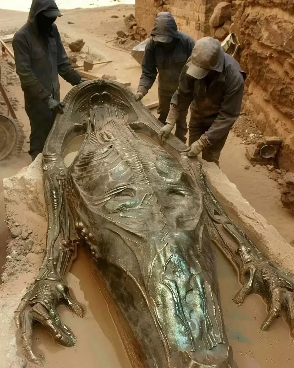 Recently, a shocking discovery was made when archaeologists found giant monsters buried under the sand in Egypt.