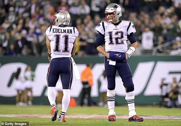 Edelman was part of the New England dynasty headed by Brady and coach Bill Belichick