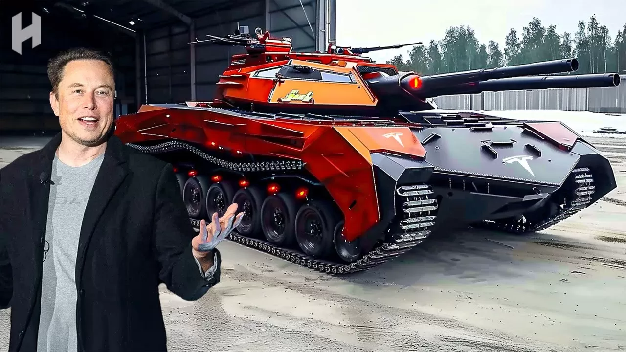 Elon Musk Unveils Tesla Tank That SHOCKED The World!