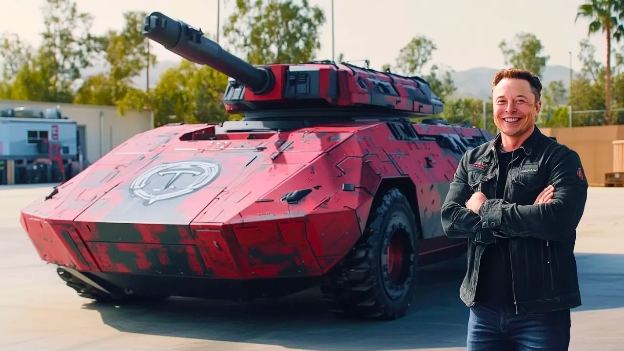 Elon Musk Unveils Tesla Tank That SHOCKED The World!