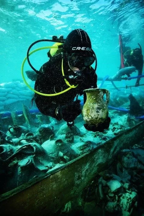 Nuevo descubrimiento de un naufragio romano de 1.700 años de antigüedad