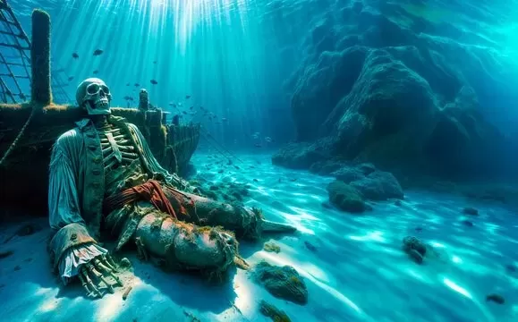 SHOCKING DISCOVERY! Skeleton of an ancient pirate found in a 309-year-old shipwreck surprises scientists. - Luxury Blog