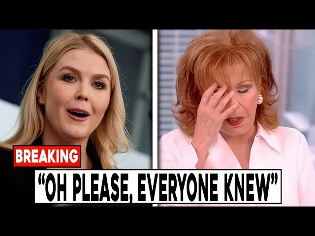 Joy Behar MELTS DOWN On-Air After Karoline Leavitt's Lawsuit EXPOSES The  View as Scripted! - YouTube