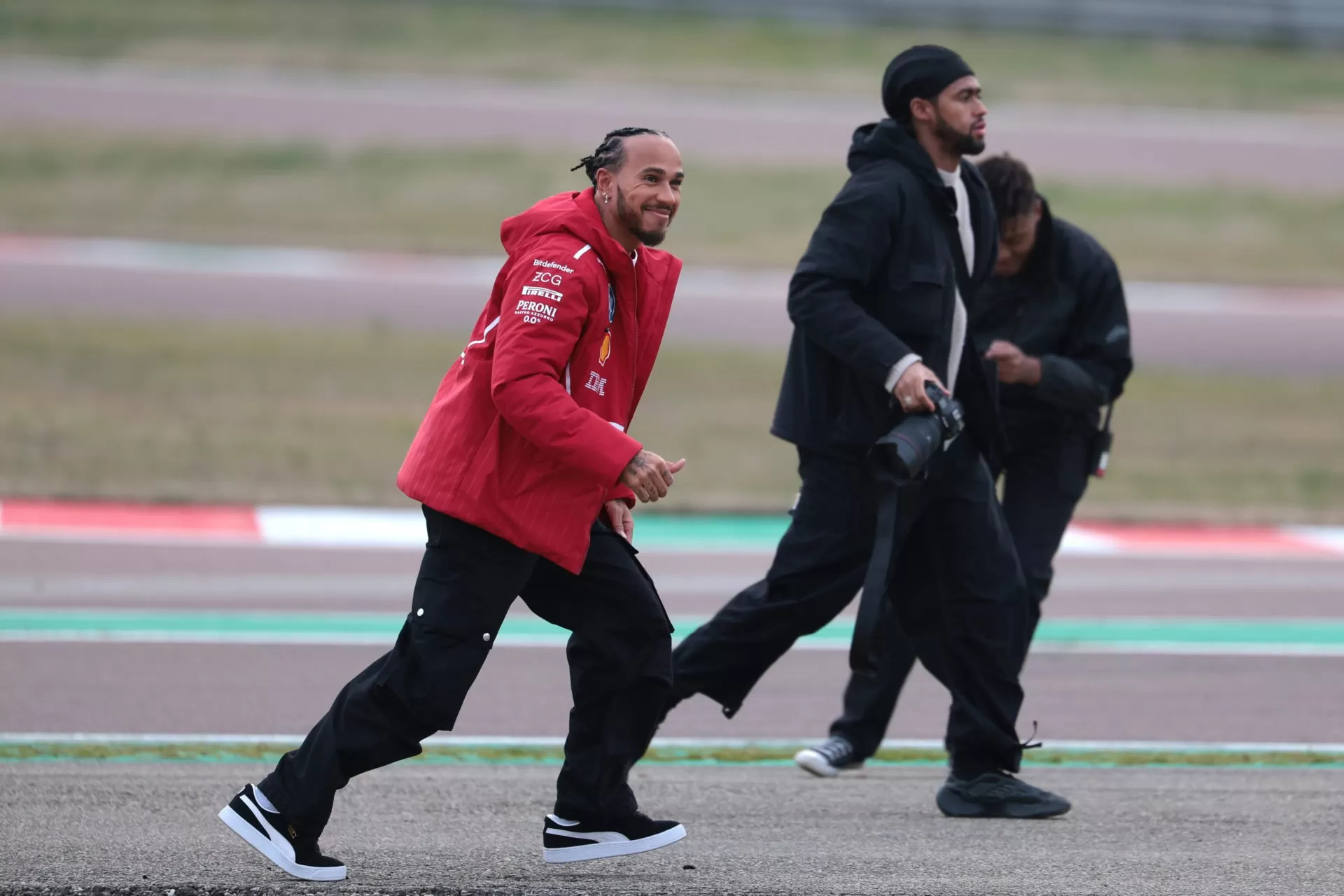 Lewis Hamilton was caught completely 'off guard' by one thing during his  first Ferrari test runs