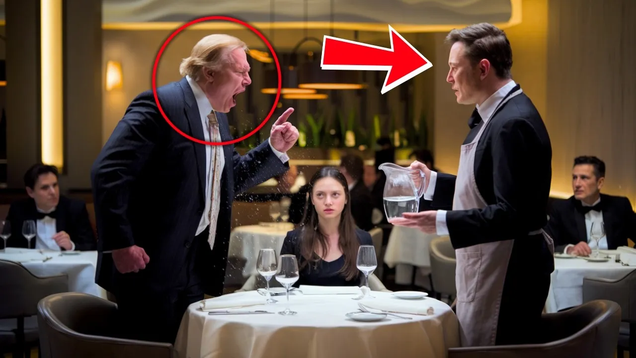 Elon Musk Disguises Himself as a Waiter in His Own Restaurant to Test His  Customers, People's...