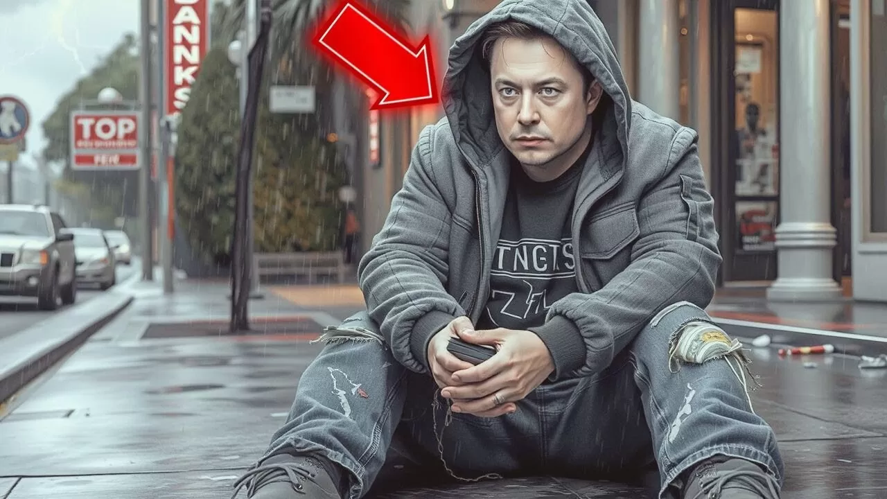 Elon Musk Disguises Himself as Homeless to Test a Bank! You Won’t Believe  What Happens at the End!