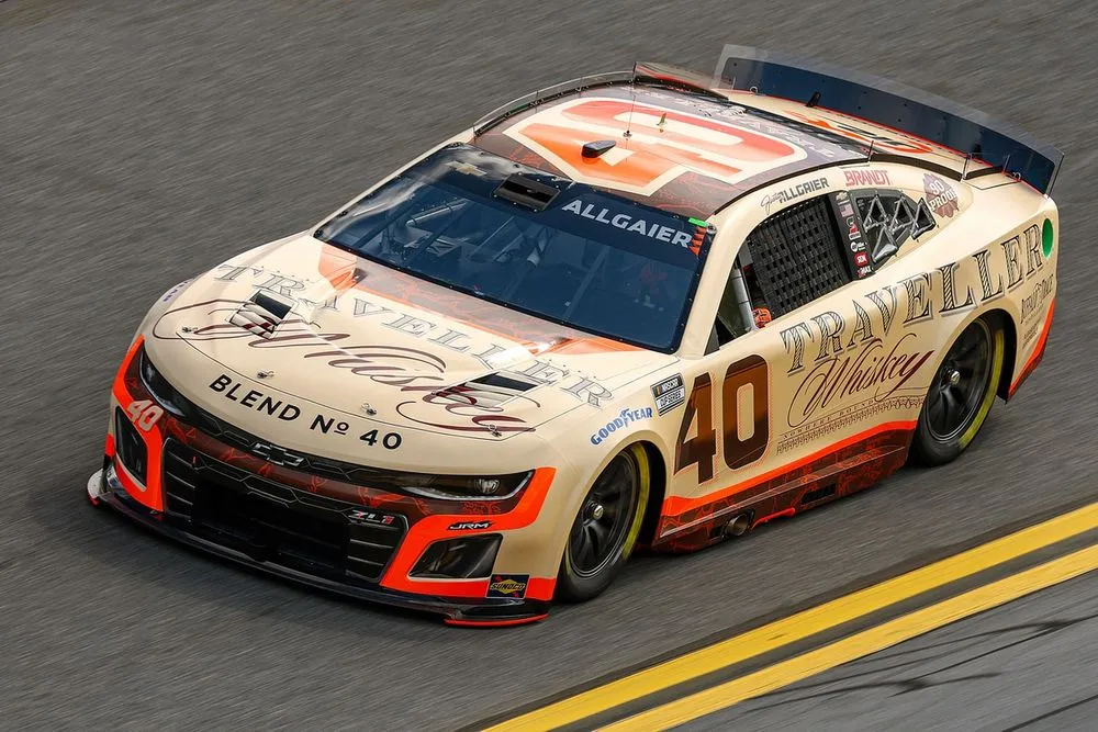 Dale Earnhardt Jr. in tears as his car makes the Daytona 500