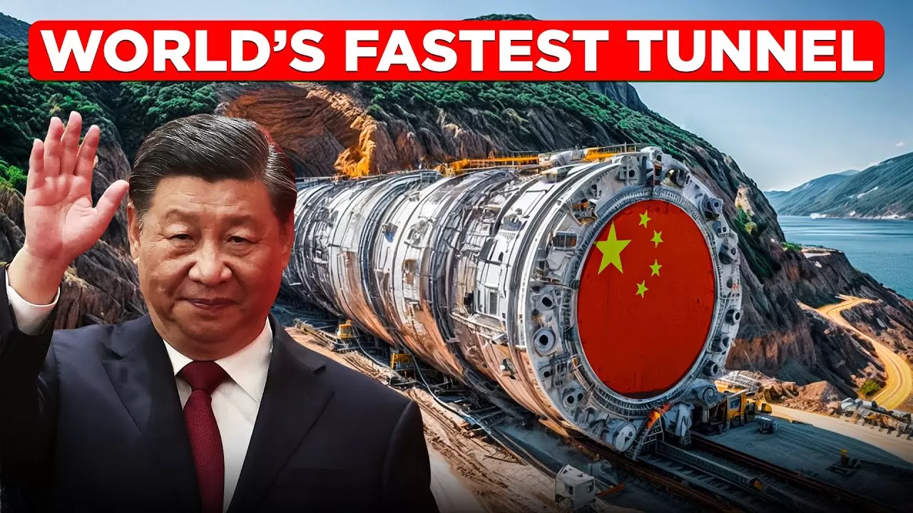 ¿Cómo China construyó el túnel submarino más grande del mundo en 110 días?