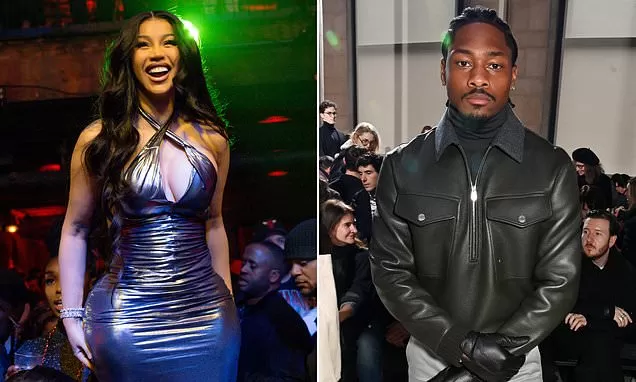 Cardi B sparks new romance rumors with NFL player after ugly split from  Offset | Daily Mail Online