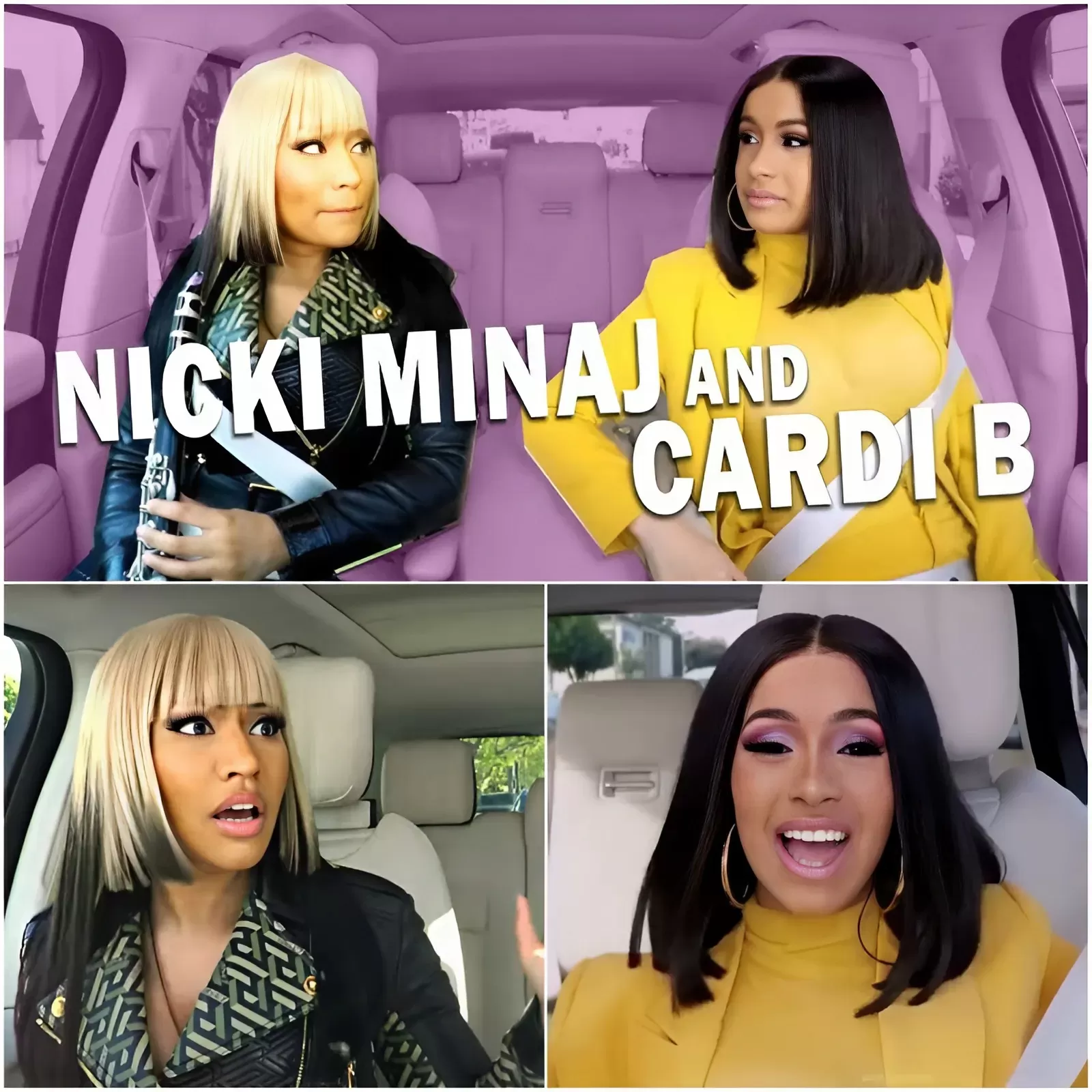 Cover Image for “SHOCKING TWIST!” Nicki Minaj and Cardi B Team Up for Car Karaoke—And Chaos Ensues!