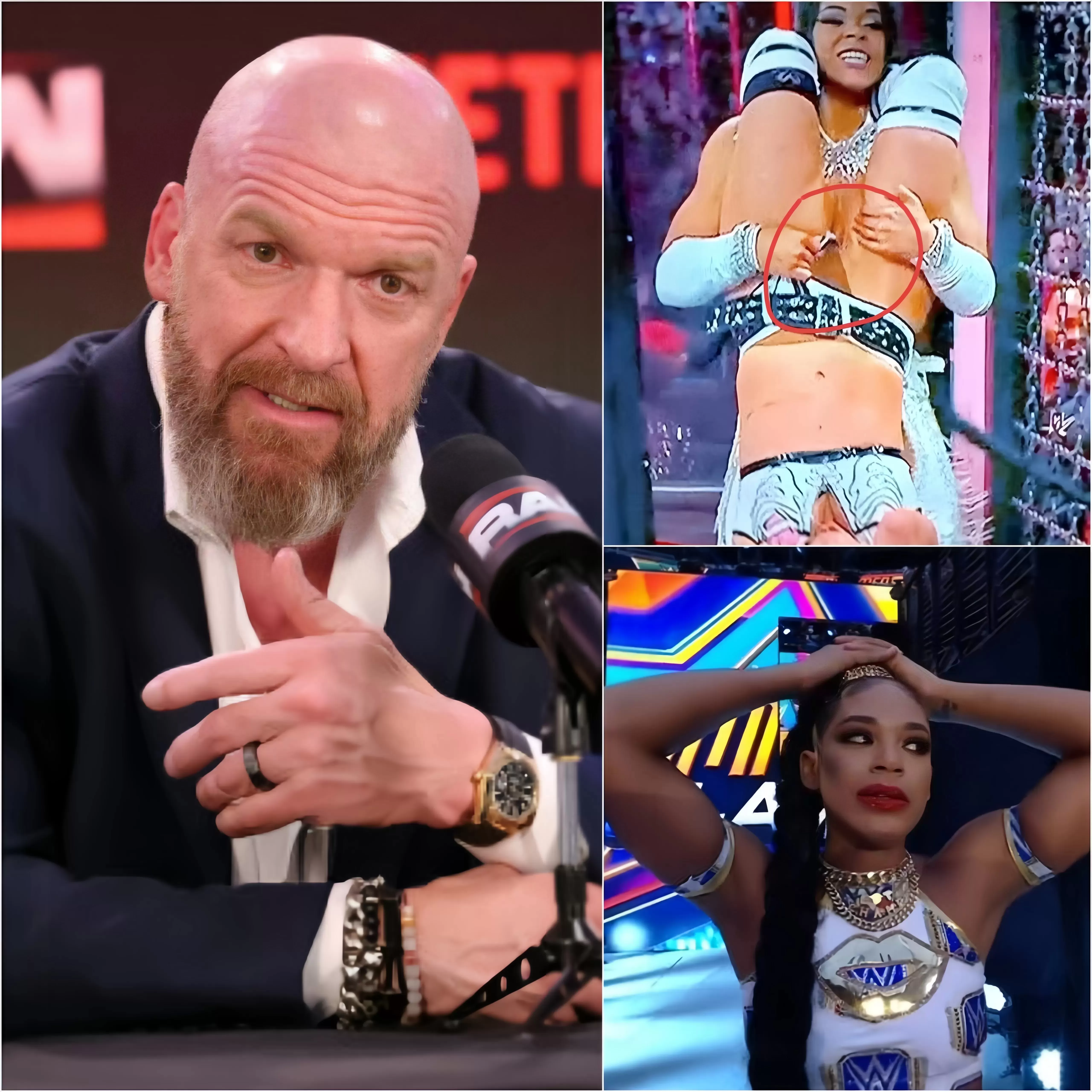 Cover Image for ¡Impactante: Triple H dispara permanentemente a Bianca Belair desde WWE después de que ella cruzó la línea, lo que llevó a un mal funcionamiento del vestuario de una estrella femenina en ascenso!