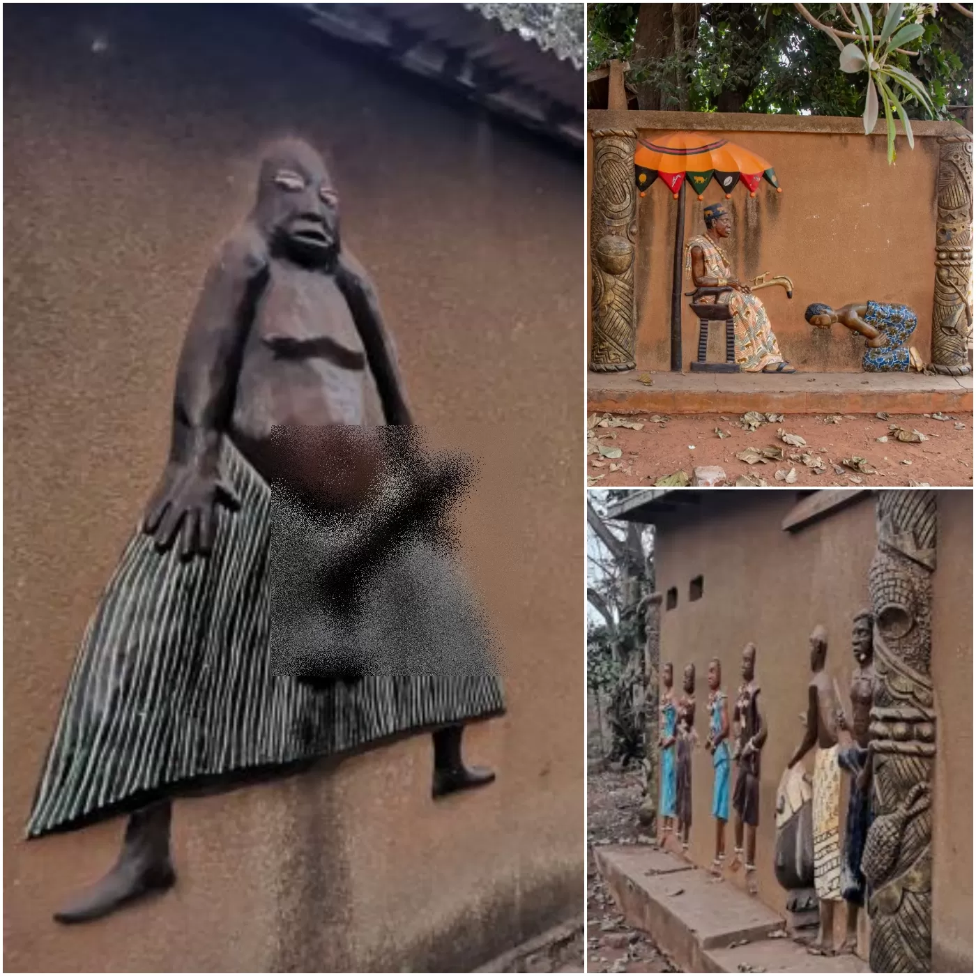 Cover Image for Discovery of “Grue.s0me” Sculptures Inside the Palace of “Tohuiyo Agbale” in Abomey, Benin Republic.