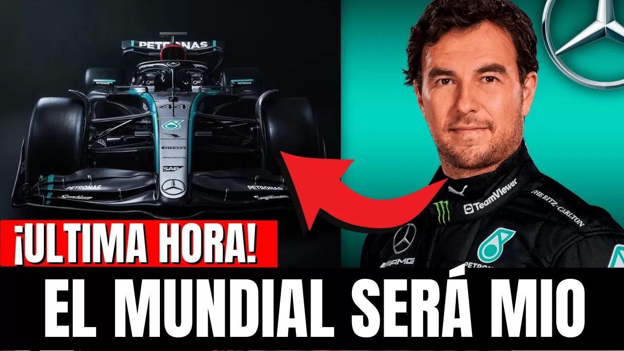 ¡CONFIRMADO! CHECO PÉREZ SERÁ EL PILOTO MÁS PODEROSO DE MERCEDES EN 2025