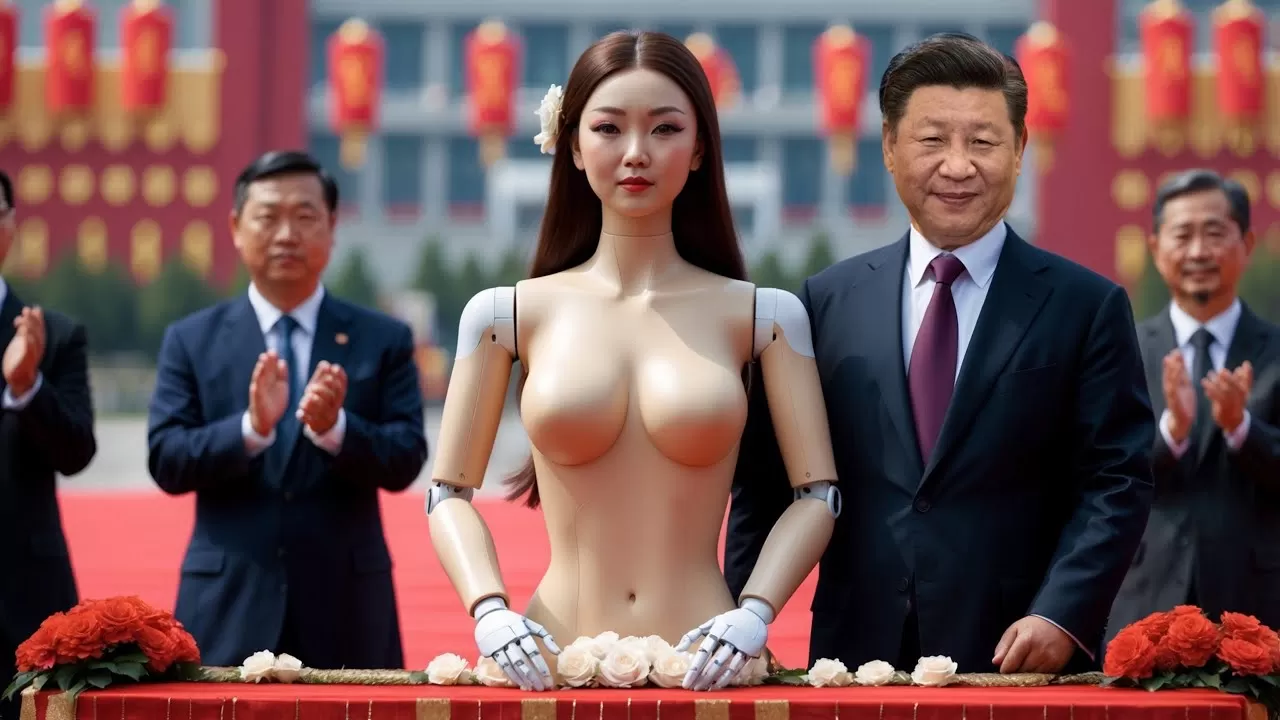 Chinas NEUE hyperrealistische weibliche Roboter werden Frauen bald überflüssig machen