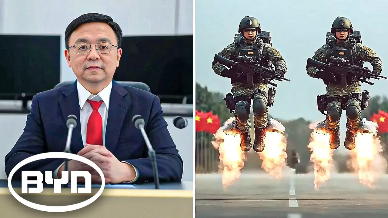 BYD-CEO enthüllte den ersten fliegenden Militärjetanzug, der die USA schockierte