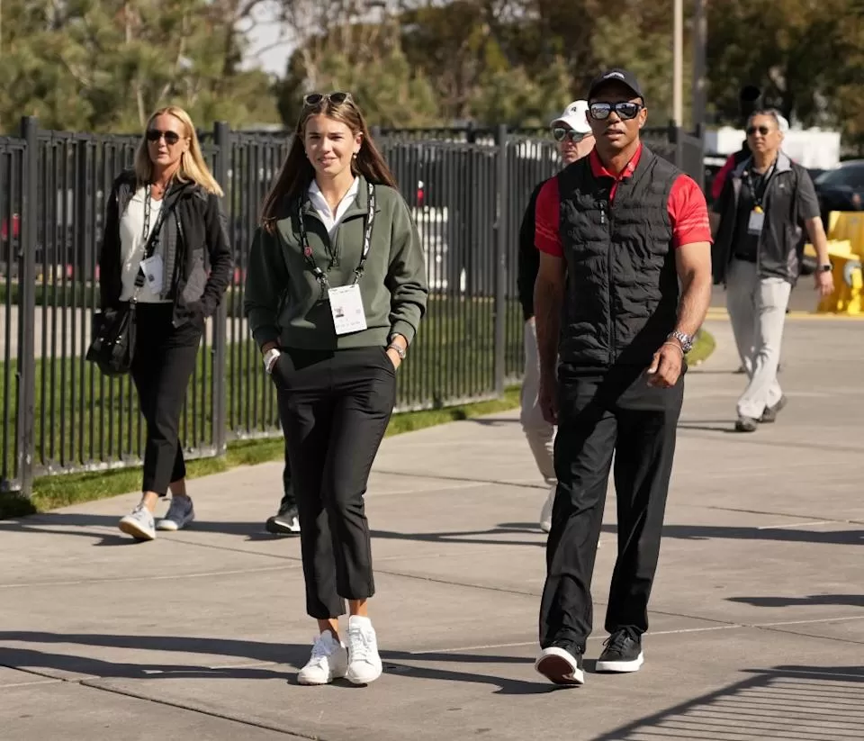 The duo were photographed at a golf tournament in February along with her daughter, Kai. Getty Images