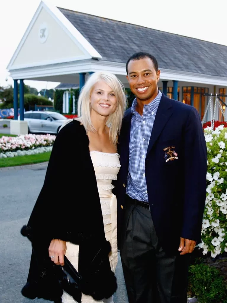 Woods shares his two kids with ex-wife Elin Nordegren (seen here in 2006). Getty Images