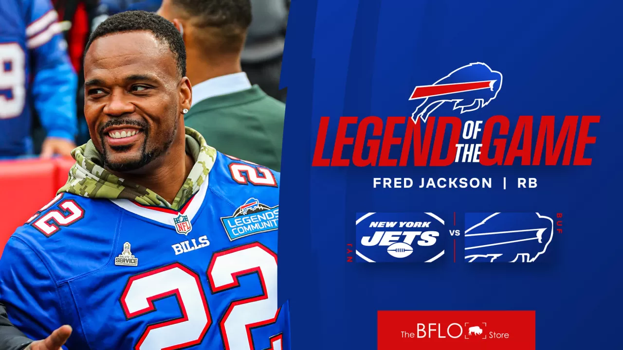 Fred Jackson announced as Week 11 Bills Legend of the Game