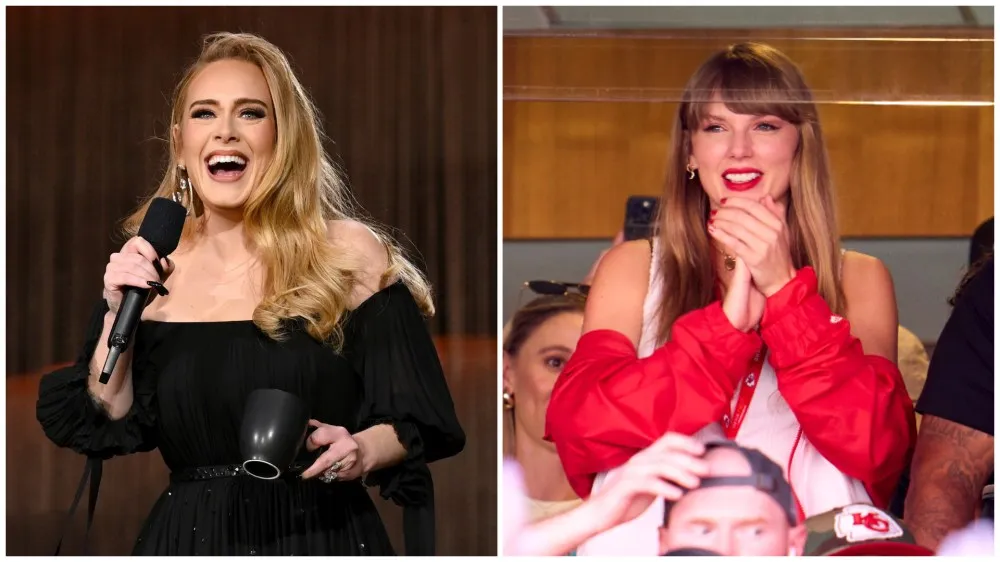 Adele sagt, dass die Berichterstattung über Taylor Swift die NFL „angenehmer“ macht.