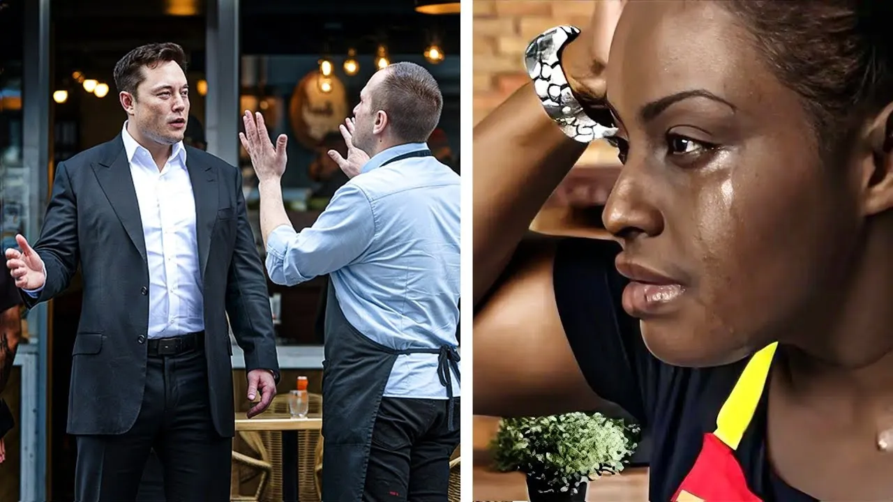 Restaurant manager throws out black waitress, then Elon Musk shows up and does the unthinkable!