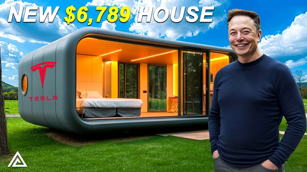 Elon Musk's $6,789 Tiny House FINALLY HIT The Market: Exterior | Interior |  Price - Details Here! - YouTube