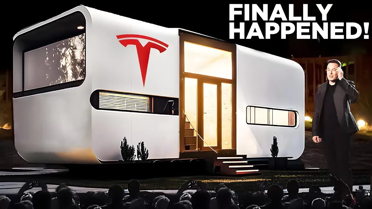 ¡La minicasa Tesla de $7,579 por fin llegó al mercado! ¡Un primer vistazo increíble! - YouTube