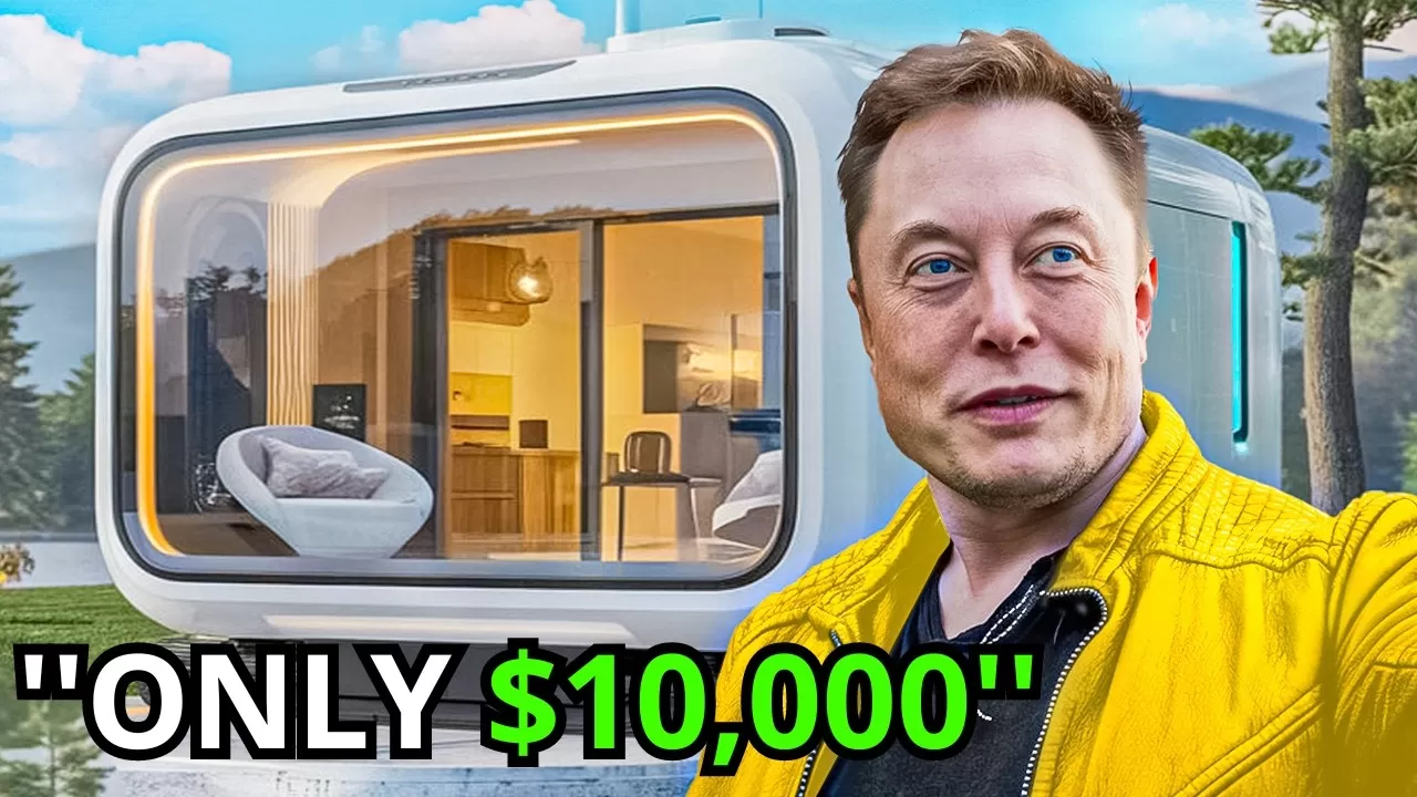 IT HAPPENED! Elon Musk's $10,000 Tiny House FINALLY FOR SALE! - YouTube