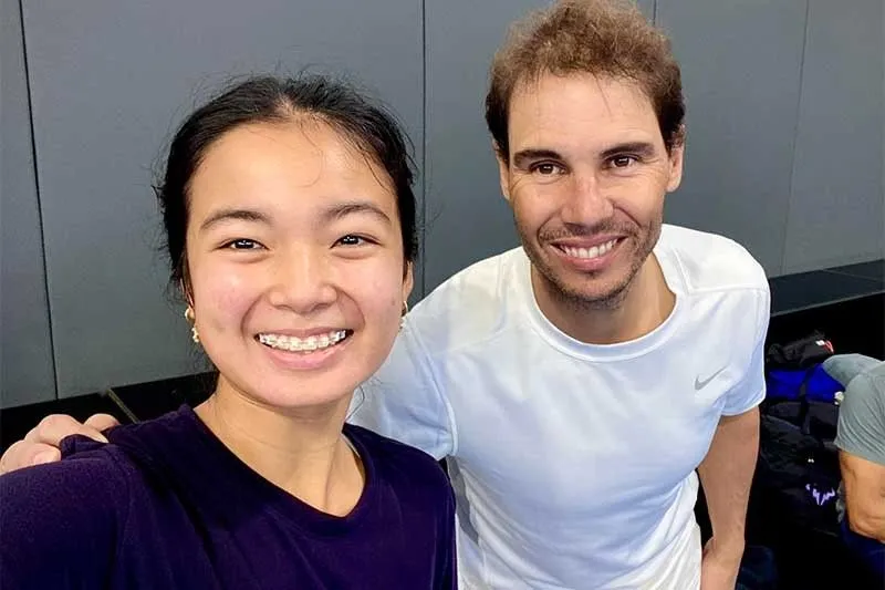 Alex Eala comparte los consejos que recibió de Rafael Nadal | Philstar.com