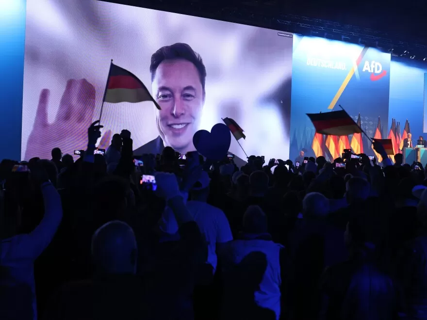 Elon Musk faces criticism for encouraging Germans to move beyond 'past guilt' | KNKX Public Radio