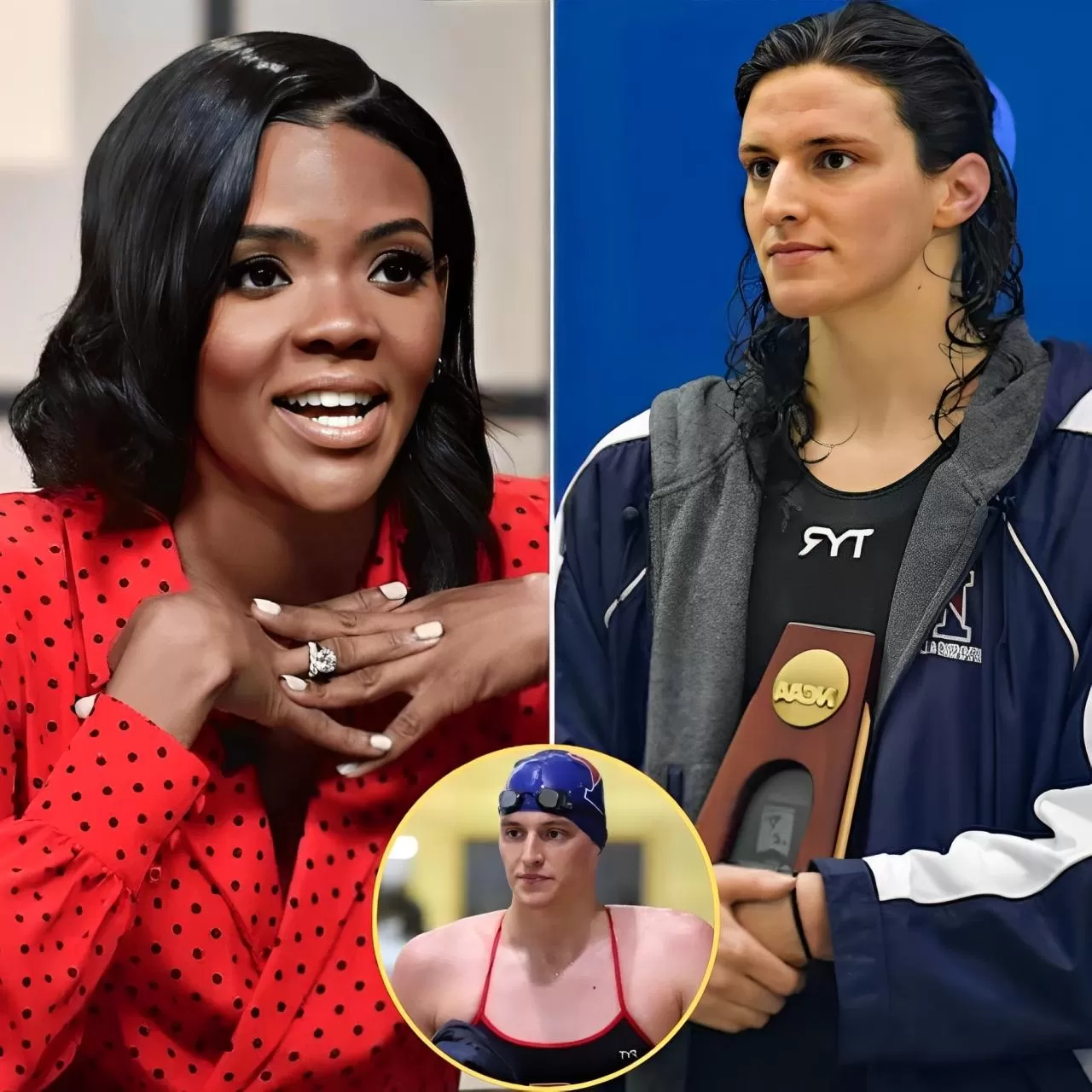 Cover Image for URGENTE EN EL MUNDO DE LOS DEPORTES – Candace Owens exige que Lia Thomas sea expulsada de los deportes femeninos para “preservar la igualdad” — ¡Los fanáticos y los críticos están divididos ante la explosiva declaración!