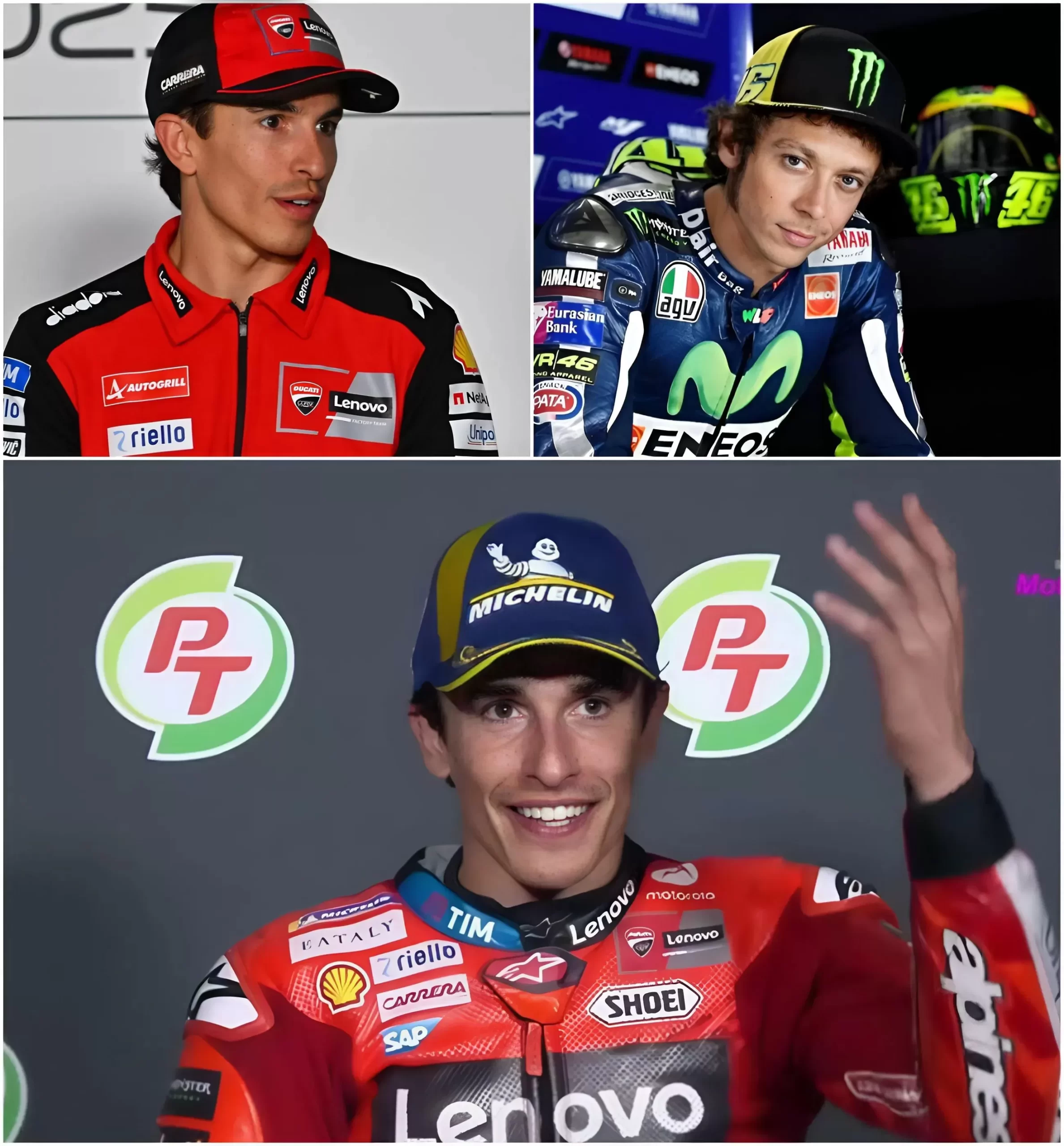 Cover Image for Fans Call Marc Marquez Were ‘Wrong To Make Big Story’ Out Of The Valentino Rossi Swearing ‘Crashquez’ Incident