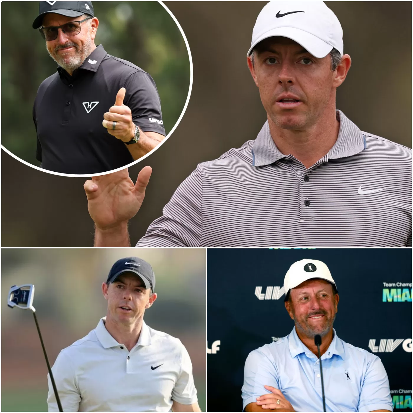 Cover Image for 💥 EXPLOSIVE: LIV Golf player Phil Mickelson sent eight SCATHING words aimed directly at Rory McIlroy after the Northern Irish professional golfer confirmed his participation in the 2025 PGA championship. The statement provoked a fierce reaction from the Northern Irish golfer because…👇