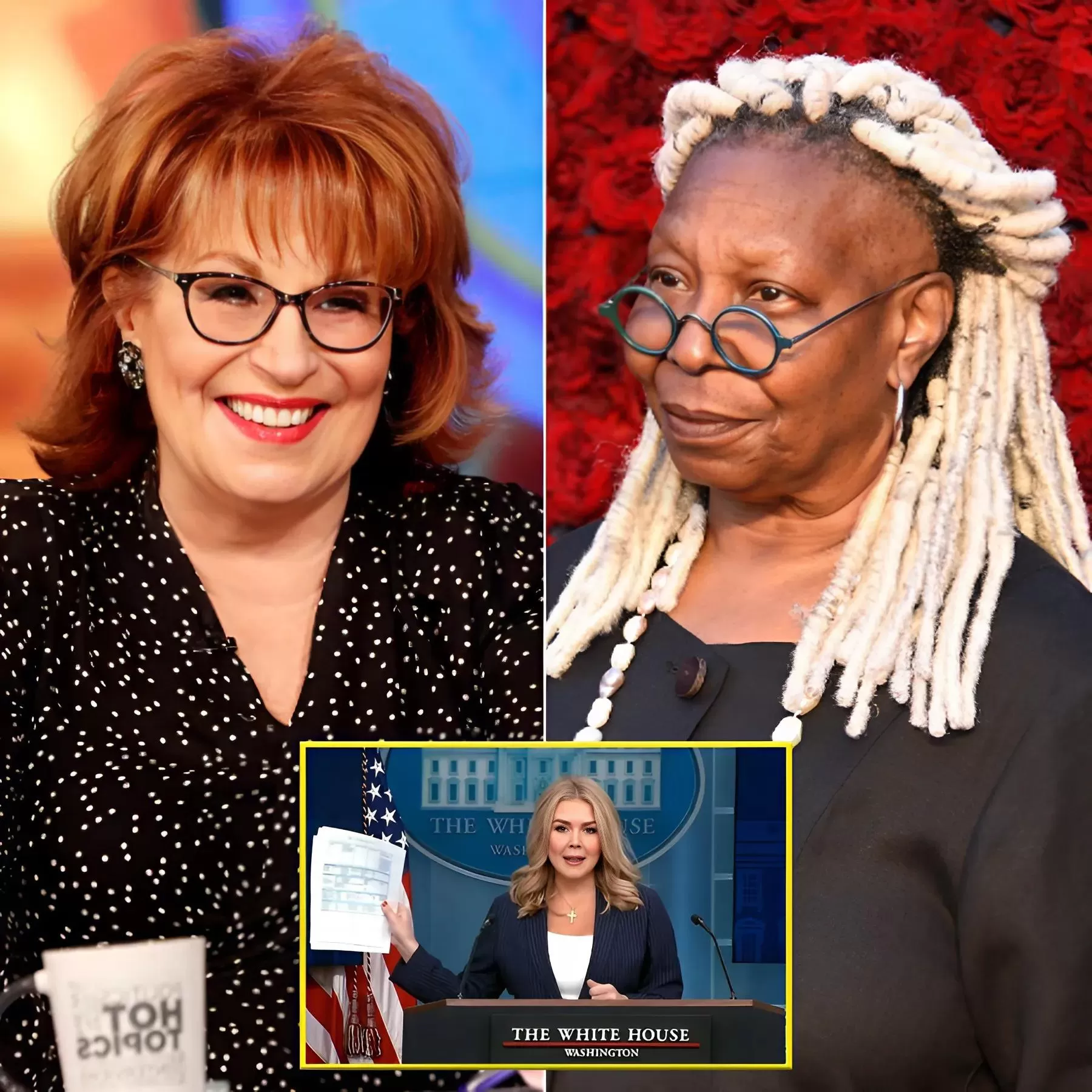 Cover Image for BREAKING NEWS: The View goes under after Karoline Leavitt wins lawsuit against Whoopi Goldberg and Joy Behar?!