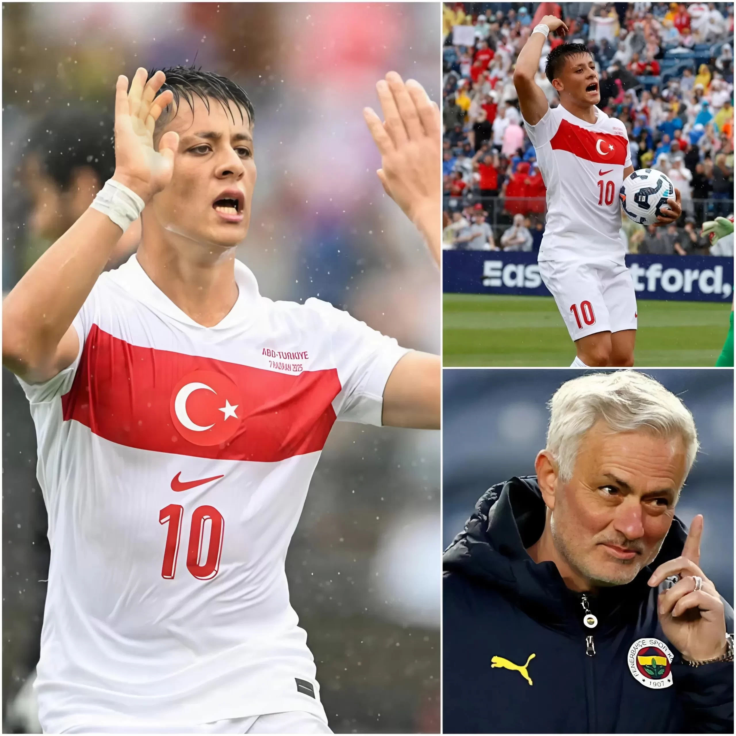 Cover Image for Arda Güler, Türkiye ile ABD arasında oynanan milli maçta adeta parladı. Genç yıldızın performansı, karşılaşmayı izleyen Fenerbahçe’nin yeni teknik direktörü José Mourinho’yu harekete geçirdi. Maçın ardından Portekizli teknik adam, kulüp yönetimine net bir talimat verdi: Arda Güler’i İstanbul’a geri getirmek için ne gerekiyorsa yapılmalı. “ONU ALMAK İÇİN HER ŞEYİ YAPACAĞIM…” diyen Mourinho, genç oyuncuyu Fenerbahçe’nin yeni projesinin kilit ismi olarak görüyor.