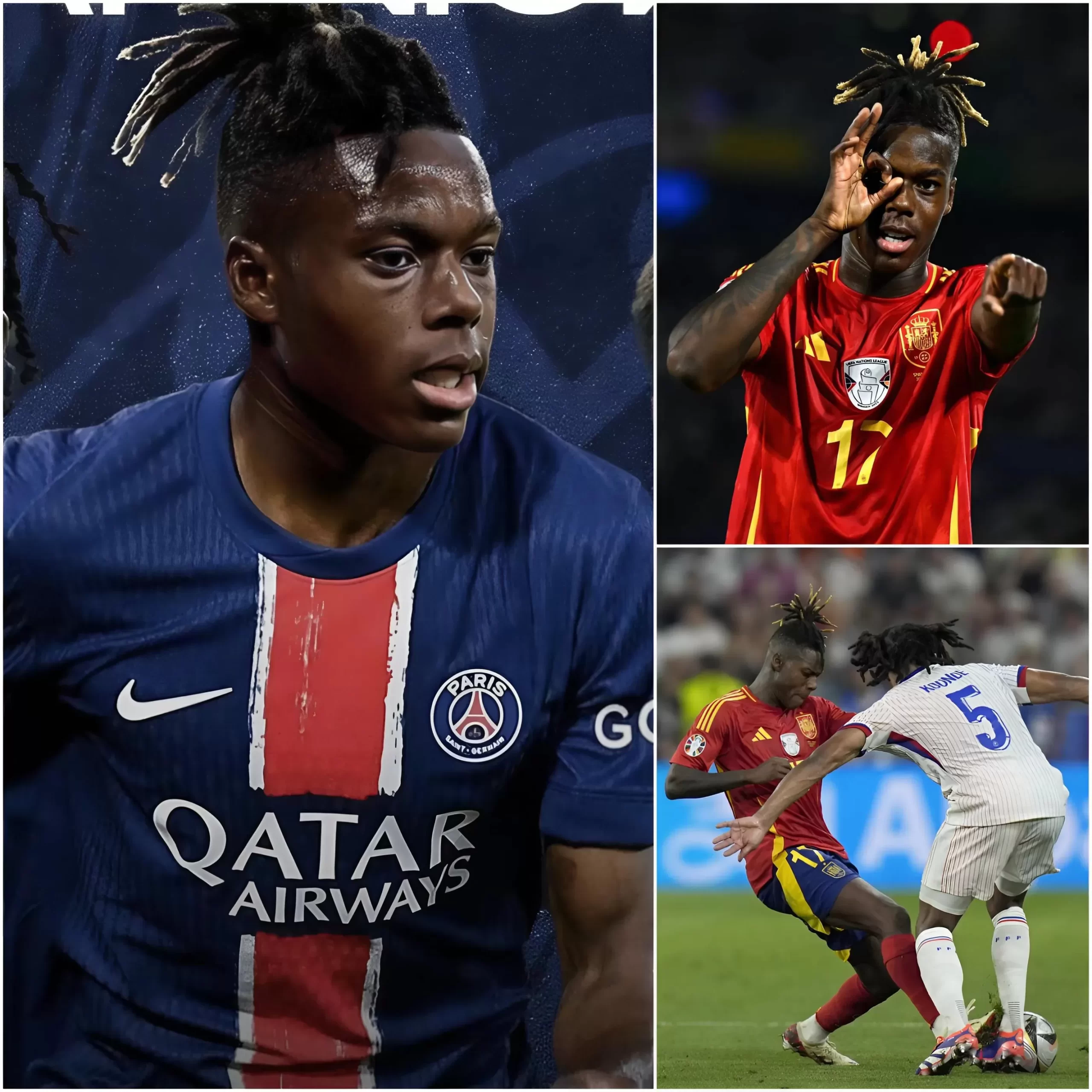 Cover Image for OFFICIEL🛑 Nico Williams a passé sa visite médicale et rejoint le PSG. Le transfert a été confirmé, marquant une avancée majeure dans la carrière du jeune joueur et un formidable élan pour le club parisien. Les supporters sont impatients de voir Williams arriver en France pour revêtir le célèbre maillot du club et apporter son dynamisme à l’équipe.