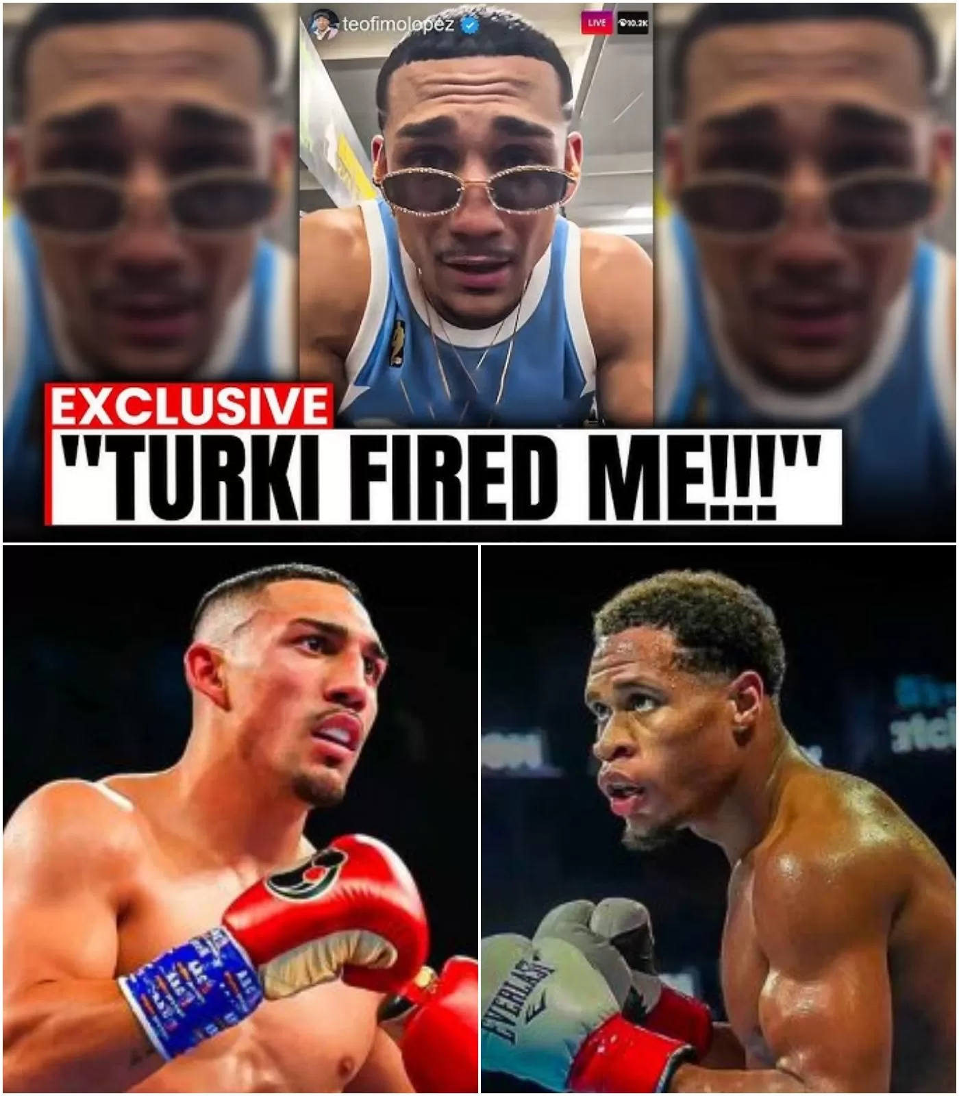 Cover Image for “TURKI Fired Me!” Teofimo Lopez Breaks Down on Live and Revealed Devin Haney Fight is OFF