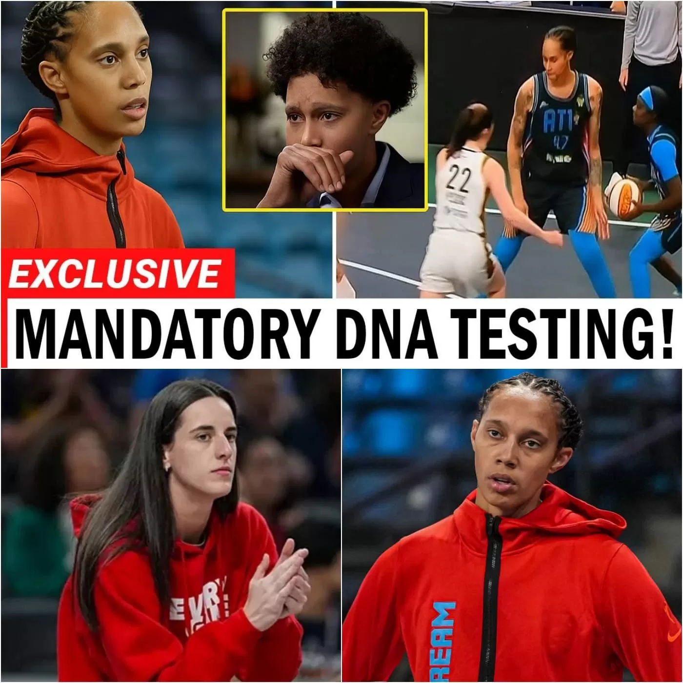 Cover Image for INSTANT KARMA Hits Brittney Griner As She Tries To ATTACK Caitlin Clark! Brittney Griner of WNBA Atlanta Dream just managed to do the impossible— make headlines for all the wrong reasons by launching a jaw-dropping verbal attack on Caitlin Clark of WNBA Indiana Fever. And now, instant karma has hit her.