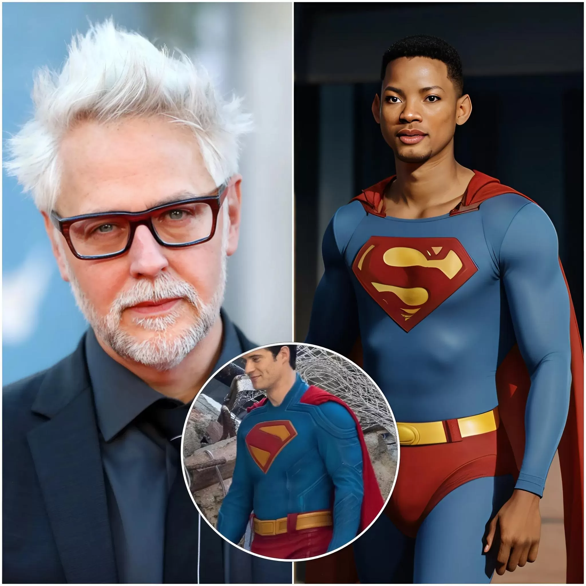 Cover Image for James Gunn made a statement that surprised fans of Superman and the superhero movie genre when asked about a black version of Superman.