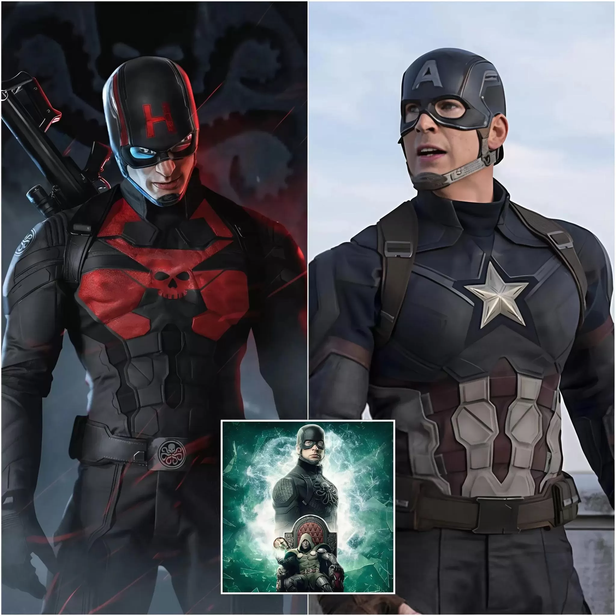 Cover Image for Chris Evans has officially been cast in ‘Avengers: Doomsday’! He is speculated to return as Captain Hydra, an alternate version of Captain America who aligned with Hydra. With the multiverse playing a major role in the MCU’s future, the possibilities are endless!