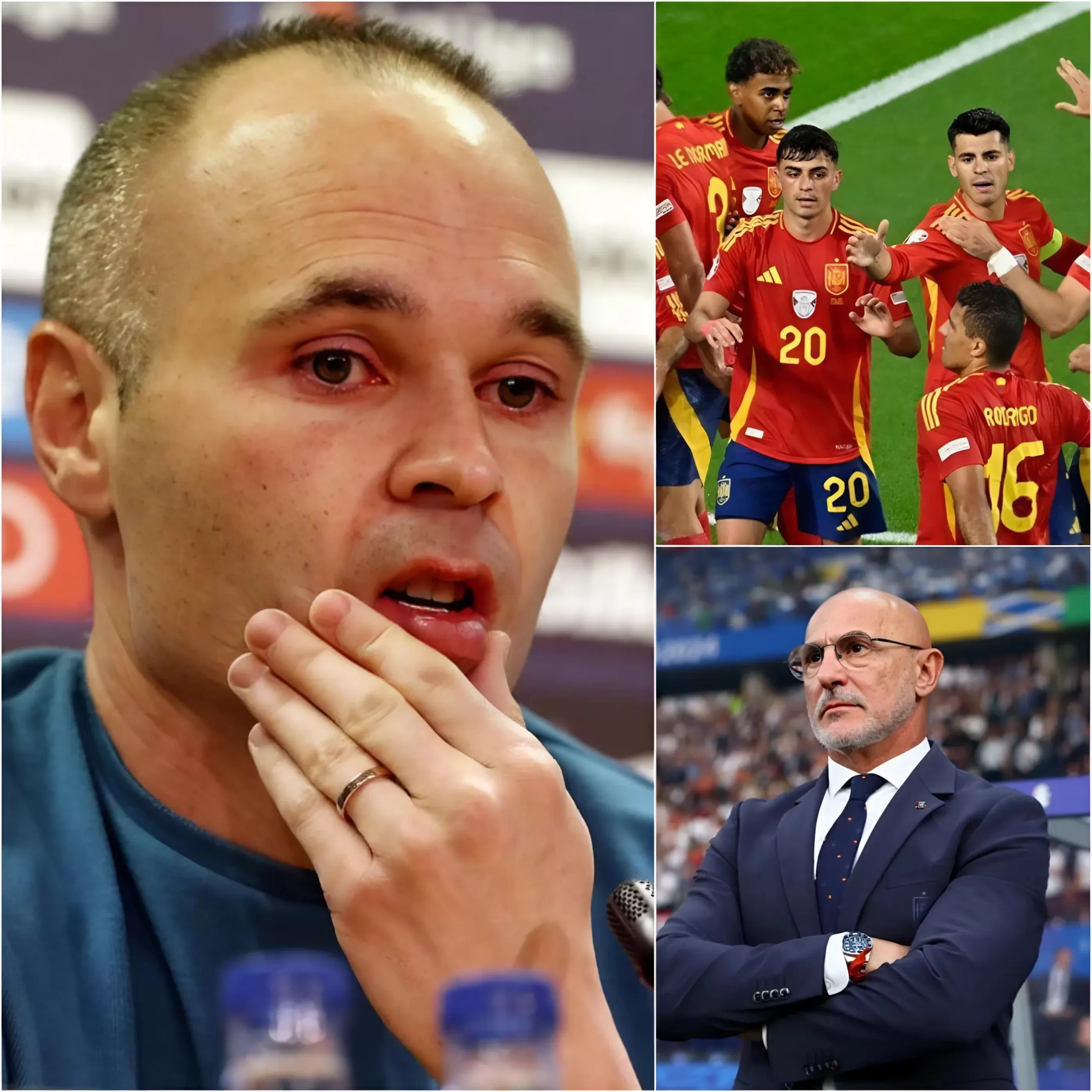Cover Image for Andrés Iniesta svela il VERO colpevole del disastro della Spagna nella sconfitta in finale contro il Portogallo: “È crudele, ma è la verità…”