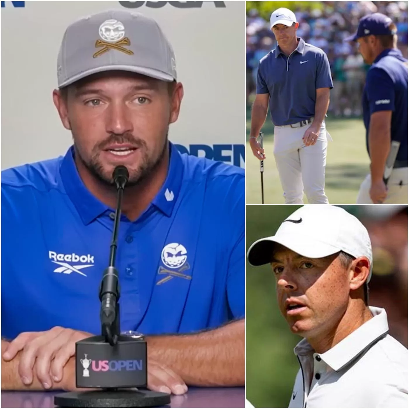 Cover Image for 🔴 SCANDAL EXPOSED: Bryson DeChambeau’s 5-Word Warning to Rory McIlroy at U.S. Open 2025 Leaves Fans Stunned—McIlroy’s Jaw-Dropping Reply Silences DeChambeau! 🔥