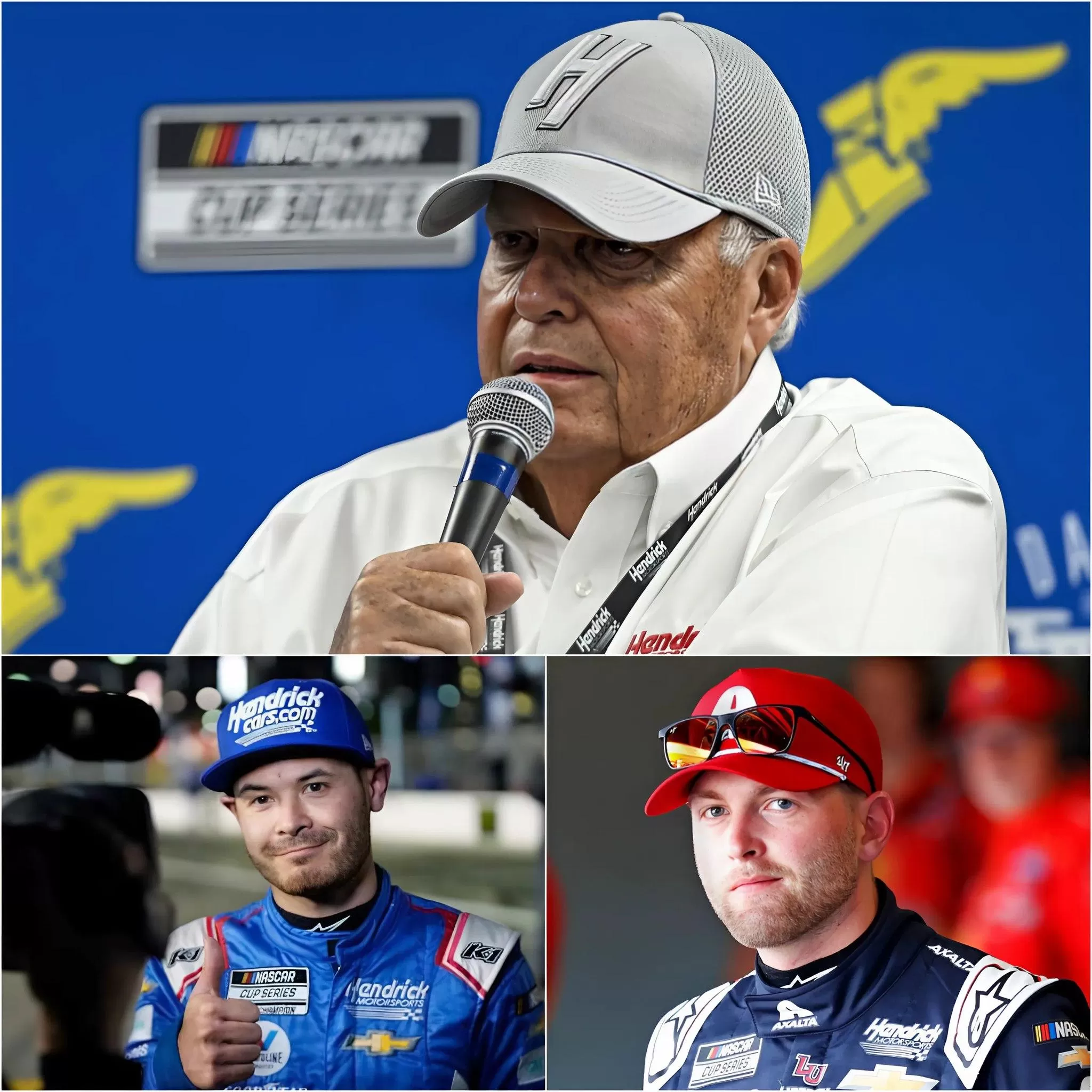 Cover Image for Hendrick Motorsports faces fan criticism for favoring Kyle Larson over William Byron as the team’s move sparks fresh controversy heading into the 2025 season.