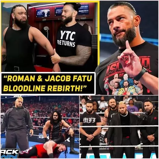 Cover Image for ROMAN REIGNS & JACOB FATU Once Again Form OG Bloodline To Battle Solo Sikoa & Seth Rollins Alliance!