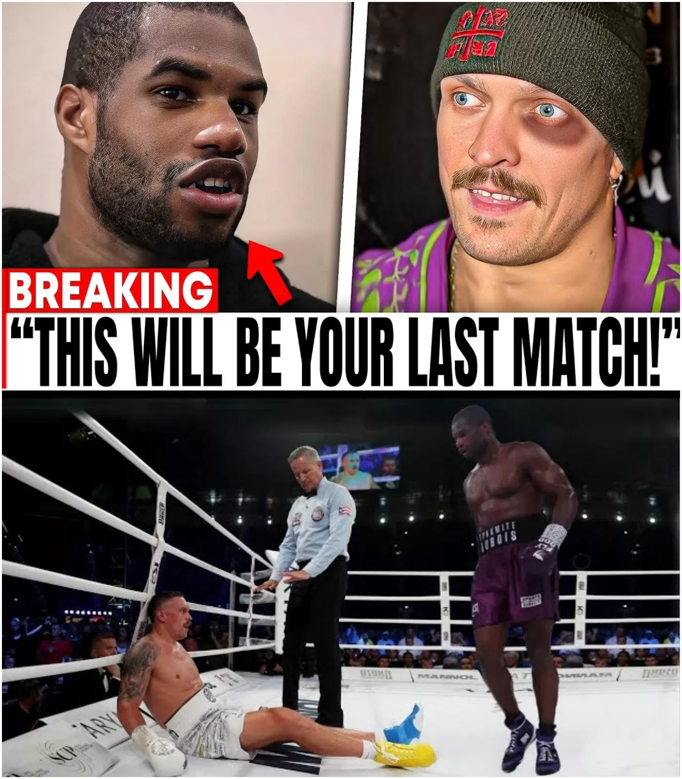 Cover Image for HOT NEWS: Daniel Dubois Vows to Knock Out Oleksandr Usyk and Put the Champ to Sleep!