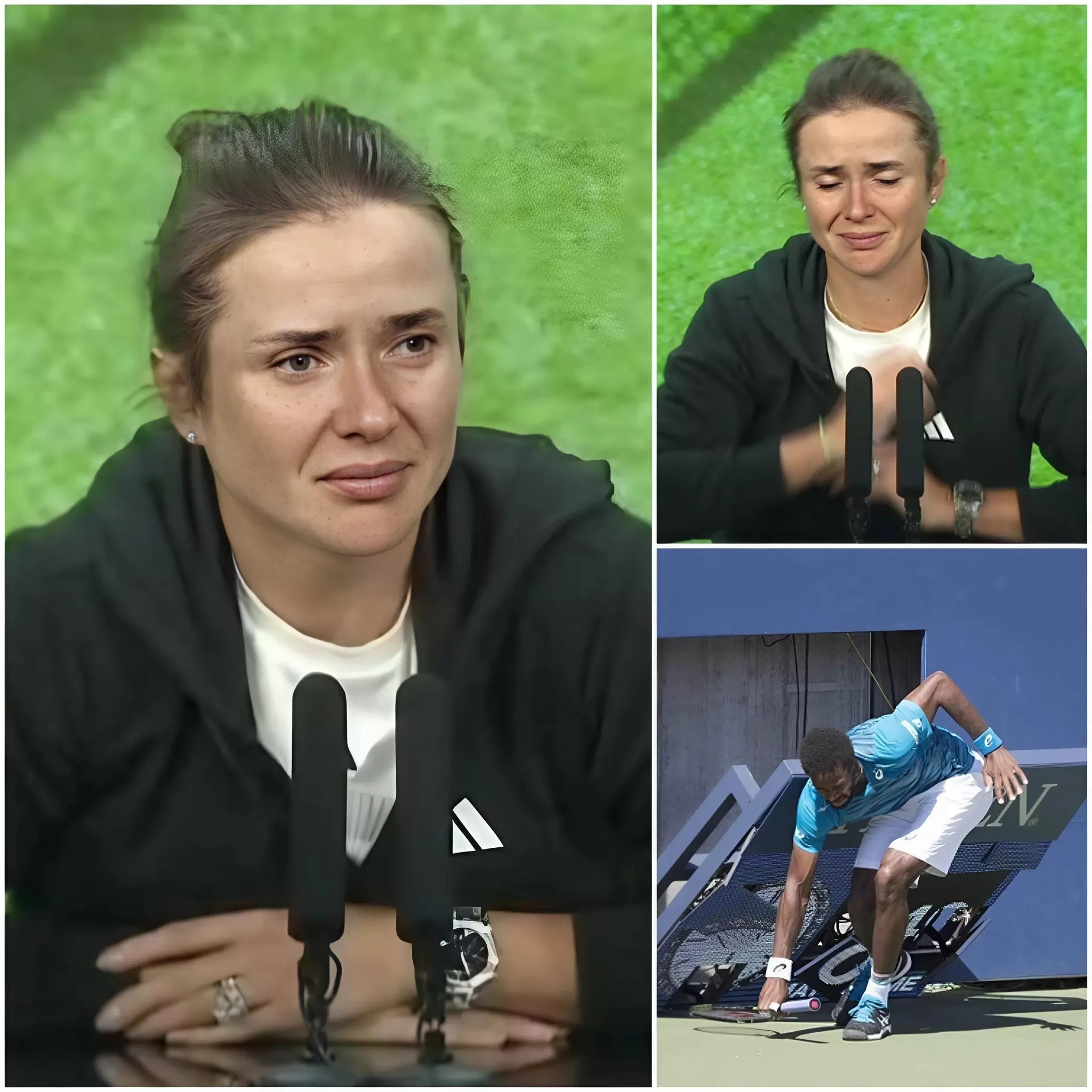 Cover Image for TRISTE NOTIZIA: 30 minuti fa a Parigi, Francia. Elina Svitolina è scoppiata in lacrime mentre spiegava perché suo marito, Gaël Monfils, ha dovuto ritirarsi a metà partita dell’HSBC Tournament of Champions. La famiglia di Gaël Monfils gli aveva appena comunicato una notizia urgente, costringendolo ad abbandonare immediatamente la partita e a tornare a casa senza indugio…