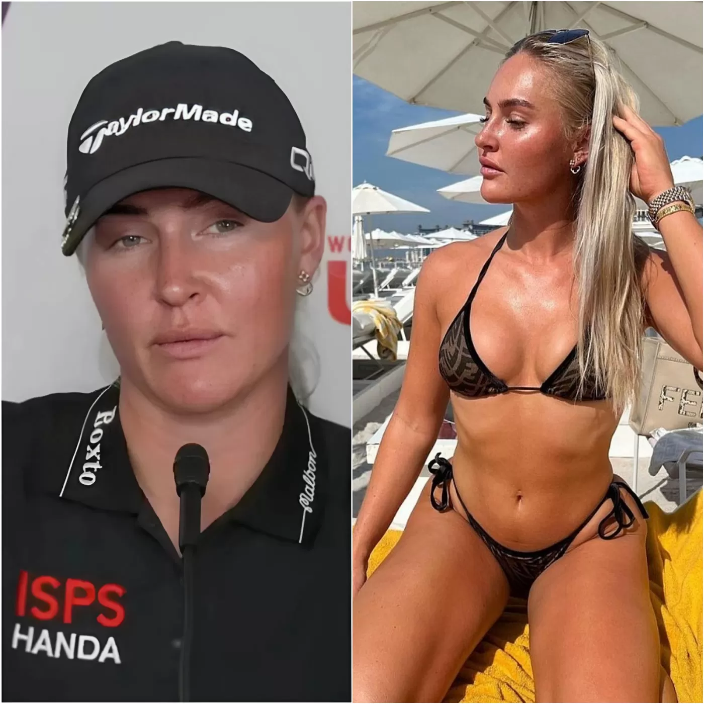 Cover Image for Charley Hull, dubbed the ‘most attractive golfer,’ speaks out after the controversy surrounding claims of trading sex for her career.