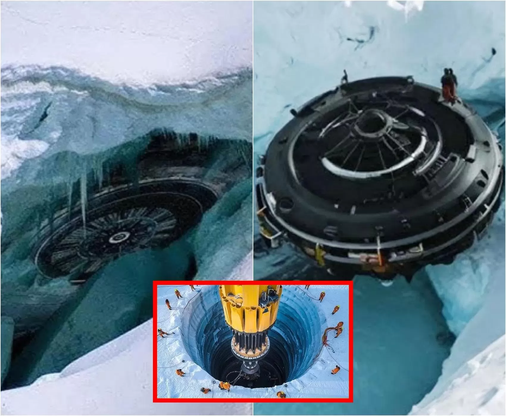 Cover Image for ¡SUCEDIÓ! ¡Increíble descubrimiento extraterrestre en la Antártida! ¡Mira cómo los exploradores descubren un OVNI congelado escondido en el hielo de la Antártida!