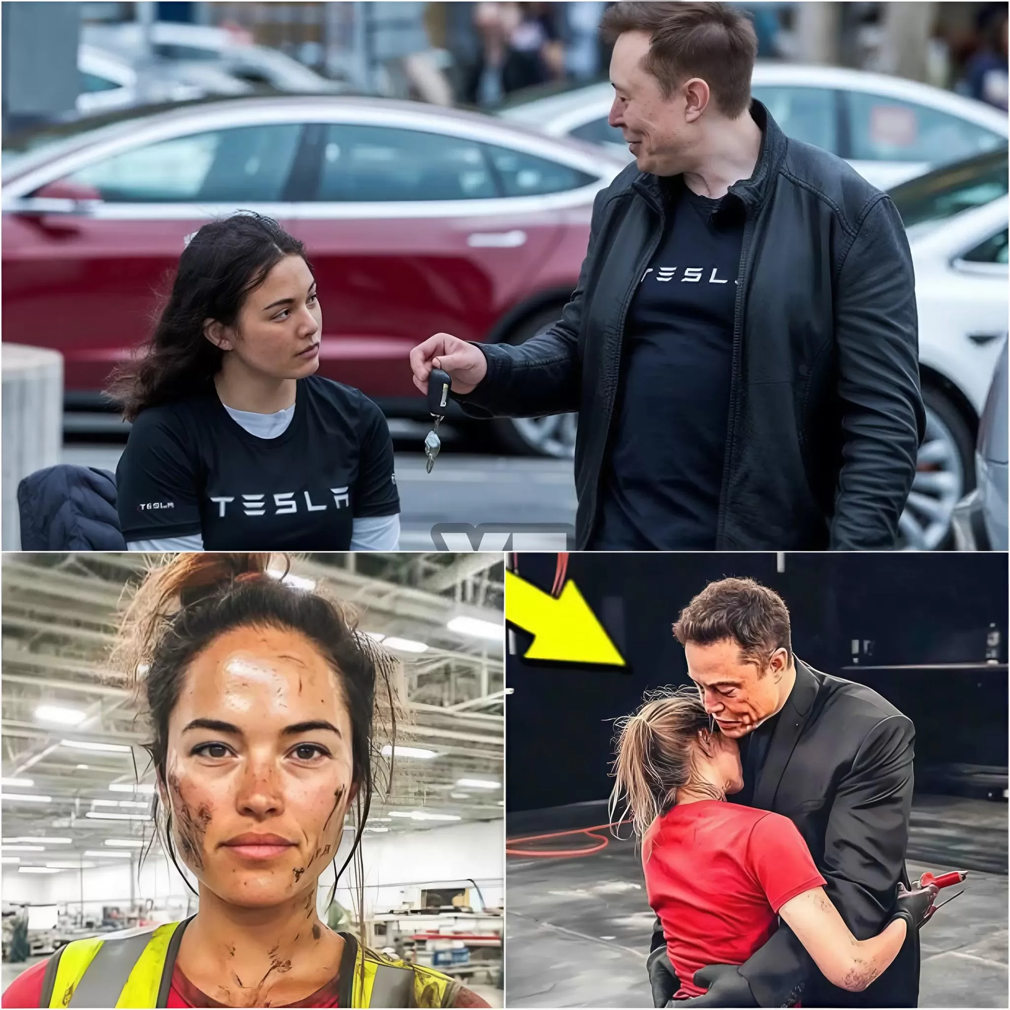 Cover Image for Elon Musk descubre que una empleada de Tesla está sin hogar, ¡su acción al día siguiente la deja atónita!
