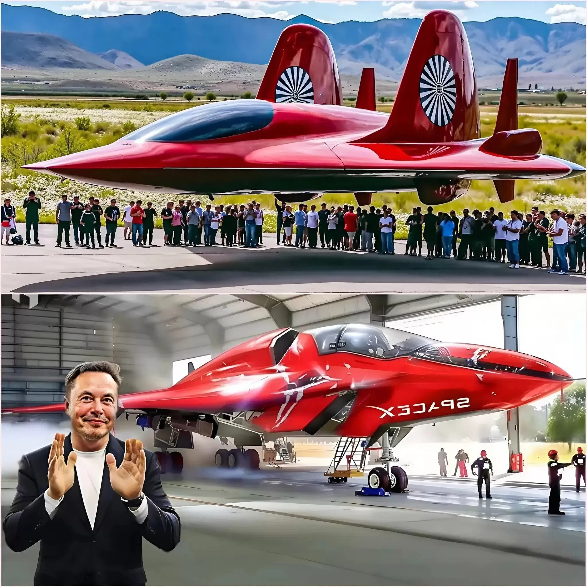 Cover Image for Breaking News! Elon Musk Reveals New $13 Billion Plane That Defy All Laws of Physics!